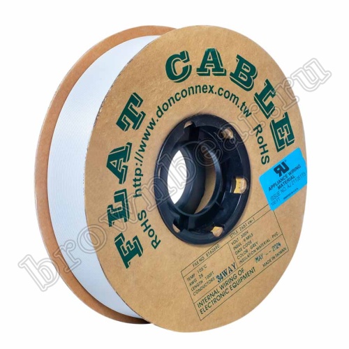 Кабель плоский, шлейф 34 проводникa, шаг 1.27 мм фото 2