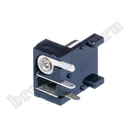 Разъем питания DC гнездо 2.5 х 5.5 мм, на плату, тип 2 DJK-22B фото 4