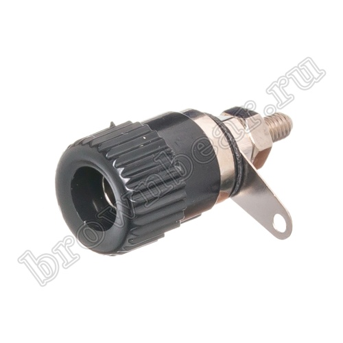 Клемма приборная для разъема Banana, тип 3 (гнездо), черная BP-3B