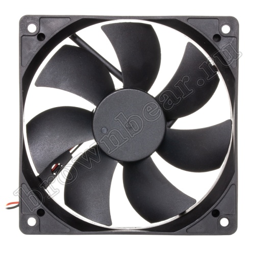 Вентилятор для корпуса 120х120х25, DC 12В, 0.20А, подшипник качения DA12025L12B фото 3