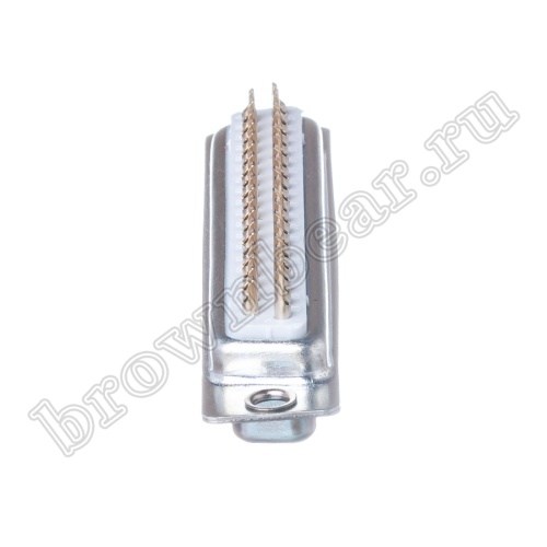 Разъем D-SUB  37 контактов, гнездо на кабель, пайка, тип 2 DB-37F фото 6