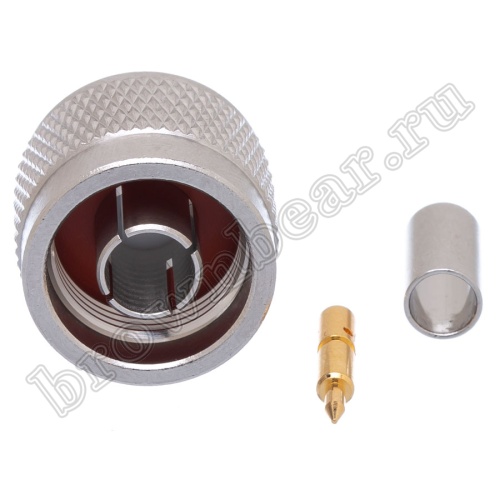 Разъем N Amphenol, штекер на кабель RG-58, обжимной 082-5375-RFX фото 9