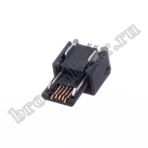 Разъем micro USB, вилка на кабель с корпусом, 5 контактов USB/Mc-SP фото 3