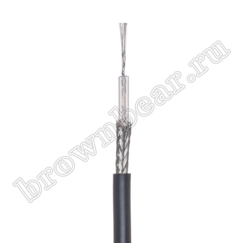 Кабель коаксиальный RG-58 C/U, бухта 100м, черный PCnet