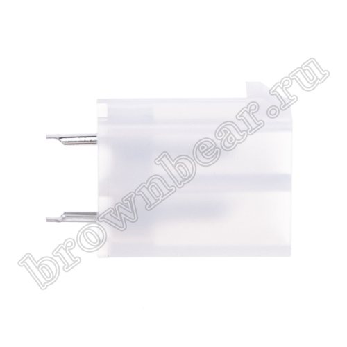 Разъем питания Mini-Fit 2 контакта, вилка на плату, шаг 4,2мм MF-2MA фото 3