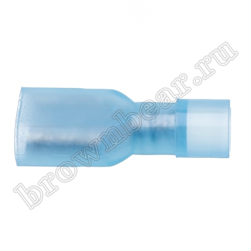 Клемма плоская обжимная 6.3 мм, гнездо на провод 1.5 - 2.5 мм², полностью изолированная под контакт 0.8 мм, кратно 100шт., РПИ-М TAI-2I8 фото 5