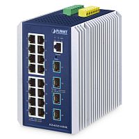 IGS-6325-16T4X  Промышленный управляемый L3 коммутатор Planet, 16 портов RJ45 10/100/1000 Мб/с, 4 порта SFP+ 10G