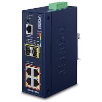 IGS-5225-4P2S Промышленный управляемый L2+ коммутатор Planet, 4 порта PoE 1Гбит/с, 2 порта SFP 1Гбит/с