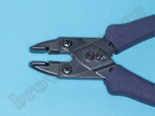 Пресс-клещи (кримпер) для обжима скотчлоков, 101 мм, с фиксатором HT-310 фото 3