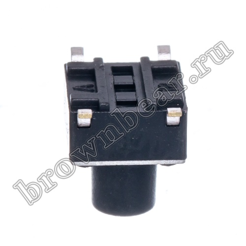 Кнопка тактовая SMD, 6x6 мм, h=7 мм, 4 контакта SWT-34 фото 3