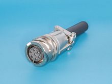 Разъем Amphenol серии 97B, ACA-B  7 контактов, розетка на кабель, тип 16S, наружный байонет 97B3101F-16S-1S(A23)