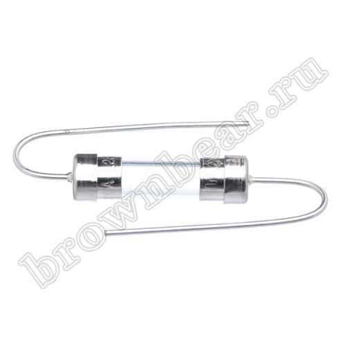 Предохранитель 5х20 мм, цилиндрический, стеклянный, сверхбыстрый, с выводами, 1.25А/250В (UFE-A) фото 5