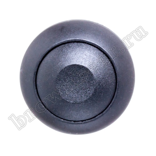 Кнопка влагозащищенная IP67 без фиксации, 12мм круглая на блок, НР, черная PSW-7-B фото 3