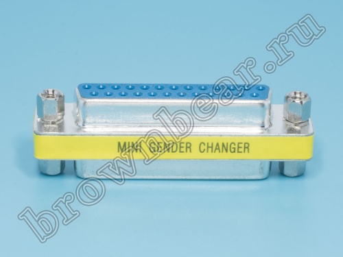 Переходник мини D-SUB 25 гнездо - D-SUB 25 гнездо GCM-25FF фото 4
