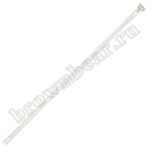 Стяжка (хомут) нейлоновая многоразовая 300 x 7.6 мм, белая, упаковка 100 шт. HV-300-W фото 4