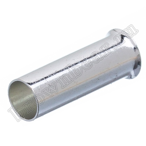 Кабельный наконечник штыревой втулочный НШВ 12 мм, под опрессовку на провод 6.0 мм², упаковка 100шт. TC-6.0-12