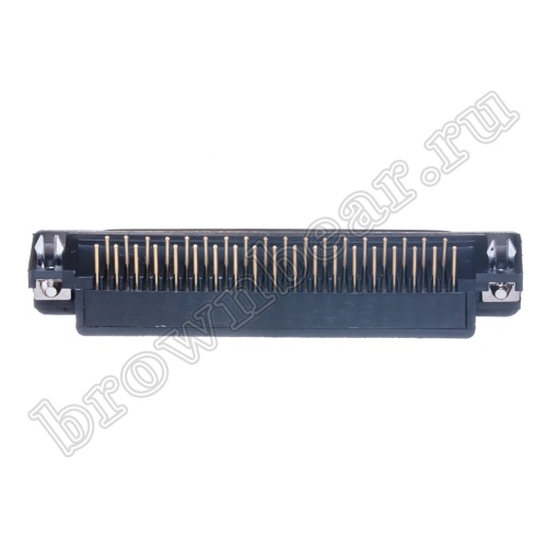 Разъем D-SUB 37 контактов, гнездо на плату, прямой угол  7.2мм DRB-37FA фото 4