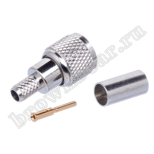 Разъем UHF-мини штекер на кабель RG-58, обжимной MUHF-C58 фото 6