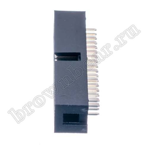 Разъем IDC 2х17 вилка на плату, шаг 2.54мм BH-34 фото 3