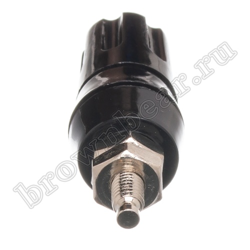 Клемма приборная для разъема Banana, тип 8 (гнездо), черная BP-8B фото 3