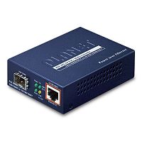 GTP-805A Неуправляемый медиаконвертер Planet 1 порт 10/100/1000Мб/с IEEE802.3at PoE, 1 слот SFP 1Гб/с