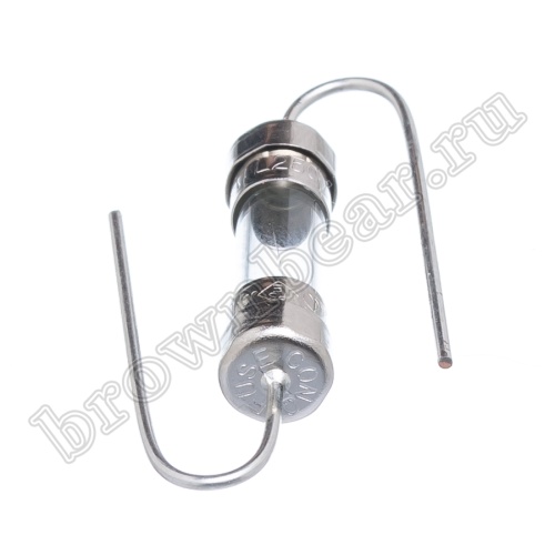 Предохранитель 5х20 мм, цилиндрический, стеклянный, сверхбыстрый, с выводами, 1.25А/250В (UFE-A) фото 4