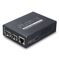 GT-1205A Неуправляемый медиаконвертер 1 порт 1Гб/с + 2 SFP слота 1Гб/с 