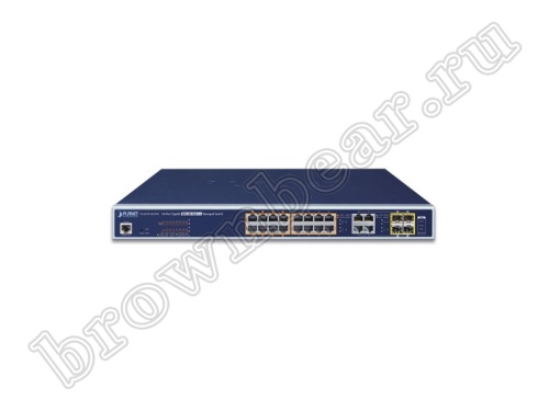 GS-4210-16UP4C Управляемый L2/L4 коммутатор Planet, 16 портов 10/100/1000Мбит/с 802.3bt Ultra PoE 400Ватт, 4 combo порта RJ-45/SFP 100/1000Мбит/с фото 3