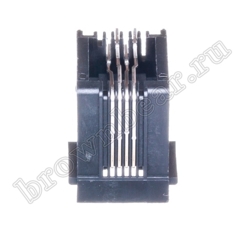 Разъём RJ-11 гнездо на плату, 6P4C, тип 2 TJ2-6P4C фото 3