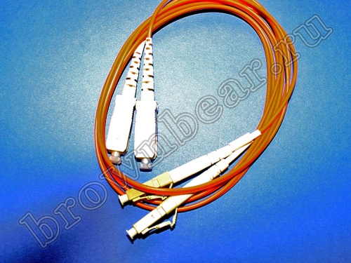 LC-SC патч-корд многомодовый 50/125 1м (Duplex) 