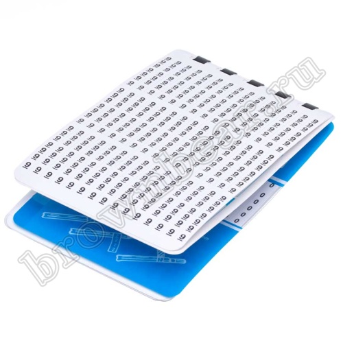 Маркеры самоклеящиеся для проводов, цифры 0-9, блокнот 10 листов фото 5