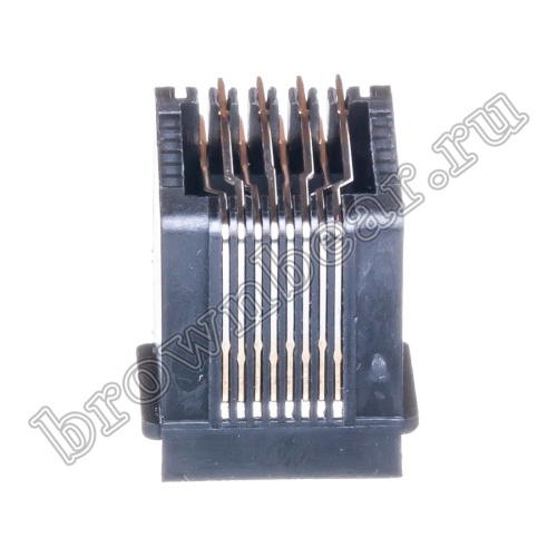 Разъём RJ-45 гнездо на плату, 8P8C, тип 2 TJ2-8P8C фото 7