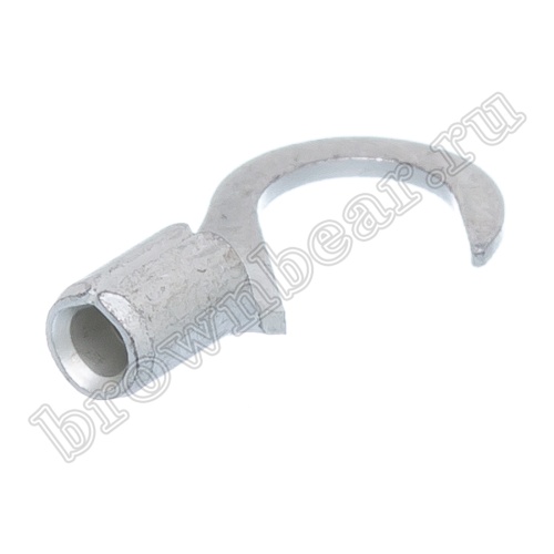 Клемма крюк тип "C" 5.3 мм на провод 0.5 - 1.5 мм², неизолированная,  кратно 100шт. TC-1.25-5 фото 3