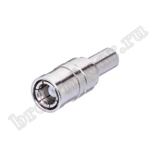 Разъем SMB гнездо на кабель RG-174,188,316, обжимной, Amphenol, SMB6121A1-NT30G-316U-50 SMB-C174J