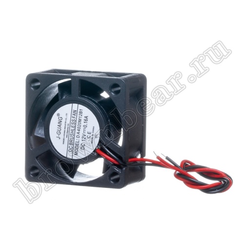 Вентилятор для корпуса 40х40х20, DC 12В, 0.16А, подшипник качения DAC4020M12B фото 7