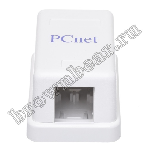 Корпус внешней розетки для 1 модуля keystone, PCnet  фото 5