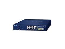 FGSD-1008HPS Управляемый L2/L4 коммутатор Planet, 8 портов 10/100Мбит/с 802.3at РоЕ, 125Ватт, 2 combo порта RJ-45/SFP 1Гбит/с