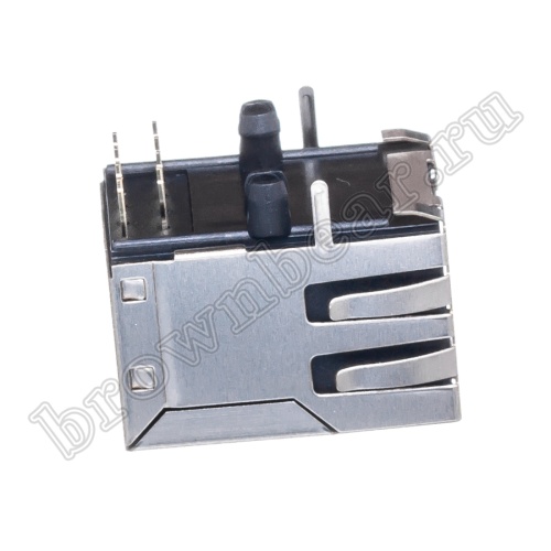Разъём RJ-45 гнездо на плату, 8P8C, тип 16, экранированный TJ16S-8P8C фото 3
