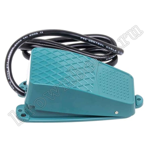 Педаль-переключатель электрическая с проводом (ножная), 172x82x58 мм TFS-103 фото 6