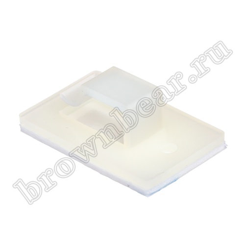 Площадка-держатель для провода самоклеящаяся 14.8 х 5.5 мм, упак. 100 шт. FC-4 фото 5