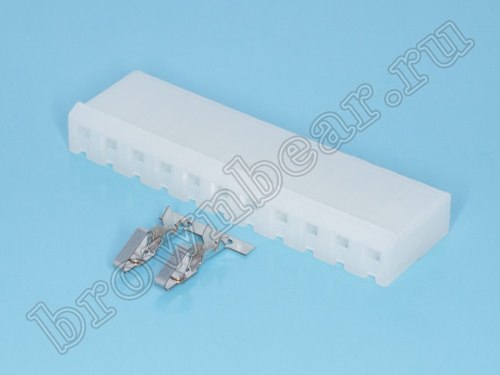 Разъем питания 12 контактов, гнездо на кабель, шаг 5.08 мм MHU-12