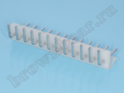 Разъем питания 12 контактов, вилка на плату прямой угол, шаг 5.08 мм MPW-12R фото 3