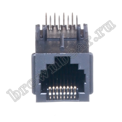 Разъём RJ-45 гнездо на плату, 8P8C, тип 2 TJ2-8P8C фото 10