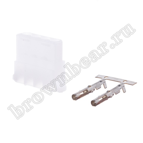 Разъем питания 4 контакта, гнездо на кабель, к дисководу, шаг 5.08 мм TH-4F фото 5