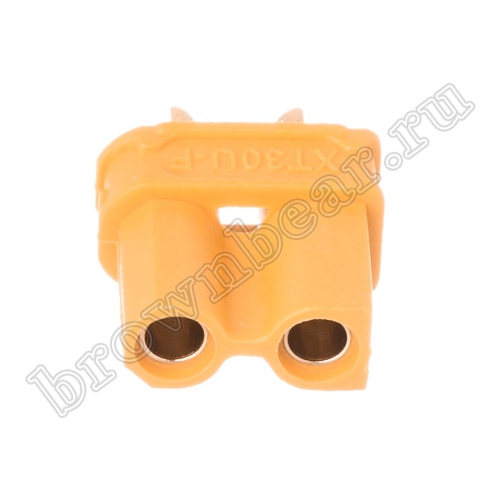Разъем питания XT30 для АКБ, 2 контакта, розетка на кабель XT30U-F.G.Y фото 3
