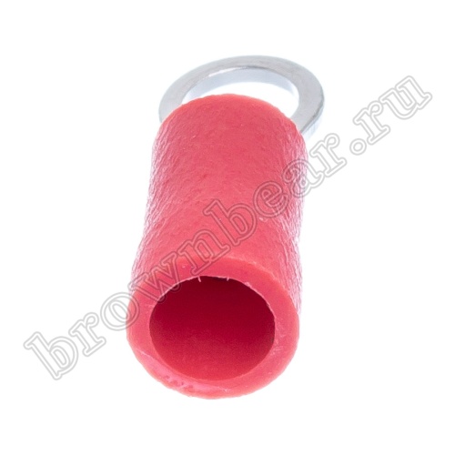 Клемма кольцевая обжимная тип "O" 3.7 мм, на провод 0.25 - 1.5 мм², изолированная, кратно 100шт. TRI-1.25-3 фото 2