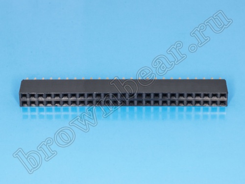 Разъем 2х25 гнездо на плату, шаг 2.54мм фото 4