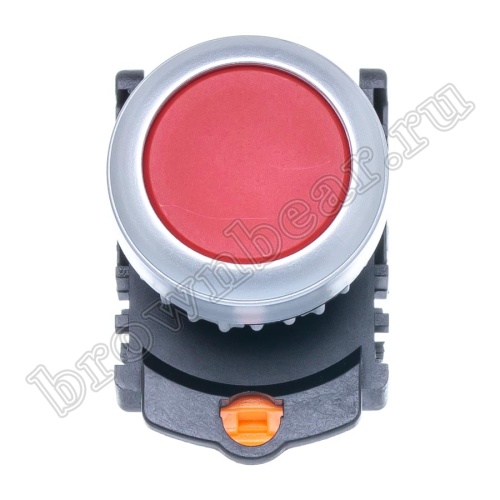 Кнопка управления плоская, без фиксации, d 30 мм, НЗ, красная TN2BFR-1B фото 5