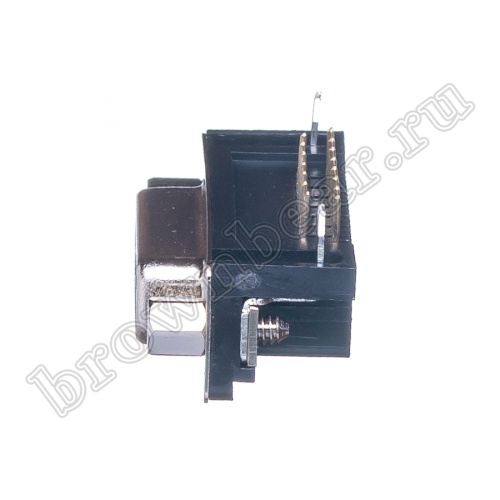 Разъем D-SUB  15 контактов, гнездо на плату, прямой угол  7.2мм, тип 2 DRB-15FA фото 5