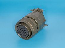 Разъём Amphenol серии MS, 24 контакта, розетка на кабель, тип 24, резьбовой MS3106E-24-28S